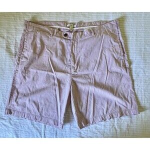 Peter Millar Men’s Golf Shorts - Pink Seersucker - Size 42